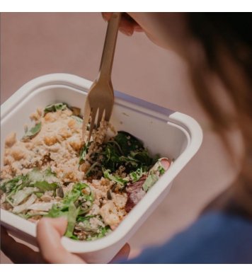 Refork EKO vidlička a nůž z bio materiálu 17cm (50ks) 2