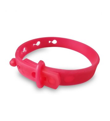 Repelentní náramek proti komárům a klíšťatům - růžový