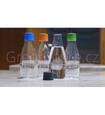 Lahve retap s barevnými víčky