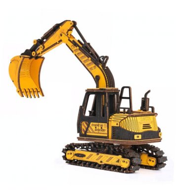 Dětské 3D puzzle bagr