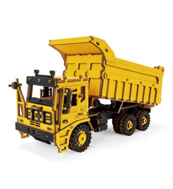 RoboTime Dřevěné 3D puzzle Nákladní auto