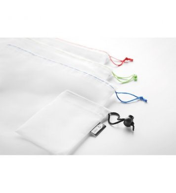 Sada 3 sáčků z RPET materiálu 30x25cm do obchodu