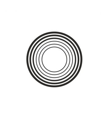 detail archů na Samolepky na sklo proti ptákům 54ks - černé kruhy