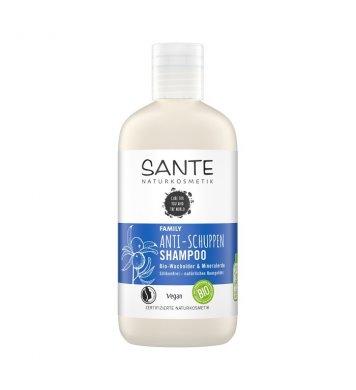 Sante Family Šampon proti lupům Bio Jalovcový olej - Bílý jíl 250ml