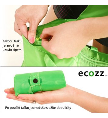 Ecozz Ekologická nákupní taška Happy Roses