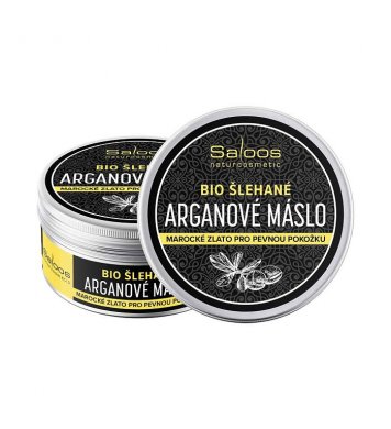 Šlehané bio arganové máslo 150ml Saloos
