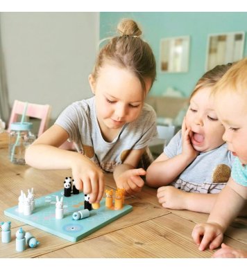 Small Foot Člověče nezlob se v pastelových barvách