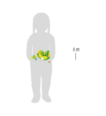 Small Foot Dřevěná motorická hra balancující žába