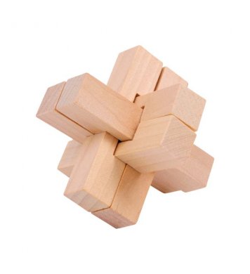 Small Foot Dřevěné hlavolamy set 4 ks