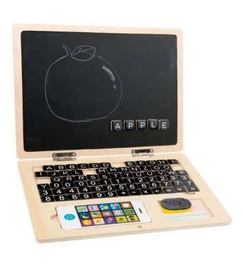 Small Foot Dřevěný notebook magnetický