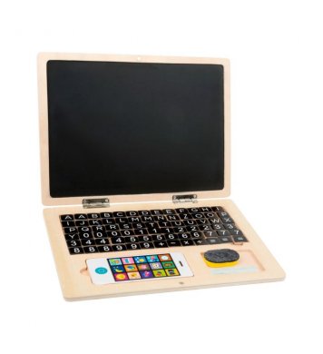 Small Foot Dřevěný notebook magnetický