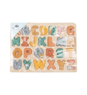 Small Foot Vkládací puzzle Safari abeceda