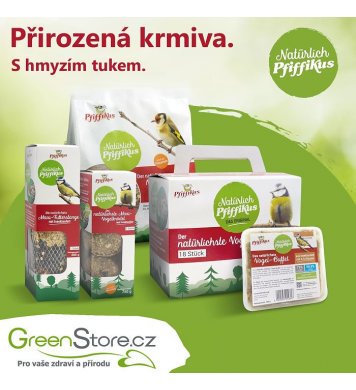 přirozená Směs krmení bez slupek Vital-Mix s hmyzem 1kg Pfiffikus