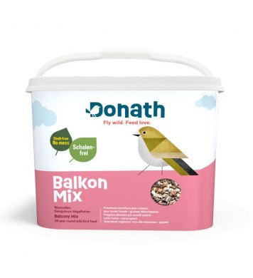 Směs pro ptáky na balkony a terasy bez slupek 5kg Donath