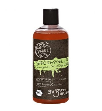 Sprchový gel 3v1 pro muže Energie limetky 500ml Tierra Verde