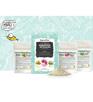 Sprchový gel a mýdlo v prášku Bambucké máslo - pro přípravu 500ml gelu Step One info