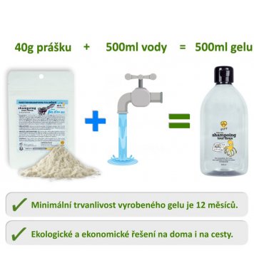 Sprchový gel a mýdlo v prášku Marakuja - pro přípravu 500ml gelu Step One výroba