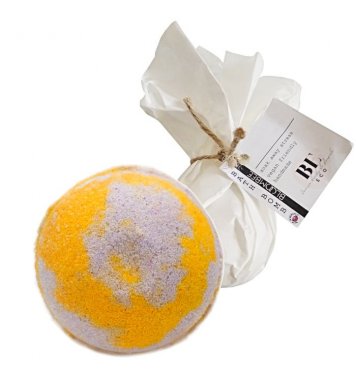 Šumivá bomba do koupele - lemon lavender 140g Bloombee