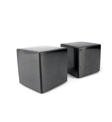 Šungitová krychle leštěná 4x4cm pro harmonizaci záření
