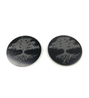 Šungit kulatá destička na tablet a notebook