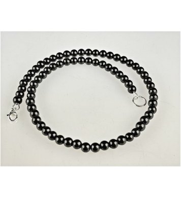 Šungitový náhrdelník délka 46cm (kuličky 6mm) sungitstore