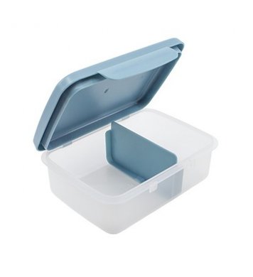 Svačinový box Zdravá sváča Scandi - šedomodrý R B Mědílek 2