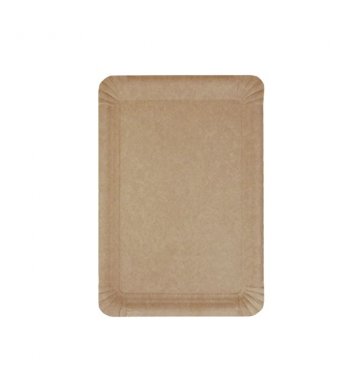 Tácek papírový 18x11cm Natural hnědý (250ks)