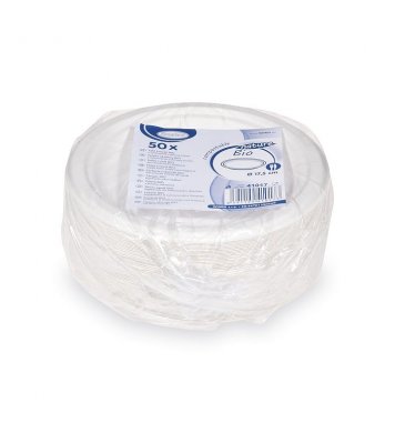 Jednorárový Talíř cukrová třtina BIO 17,5cm (50ks)