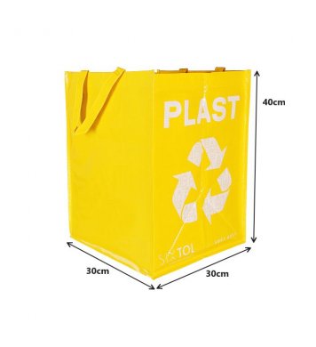 ašky na tříděný odpad - kov, plasty, papír, sklo Sixtol