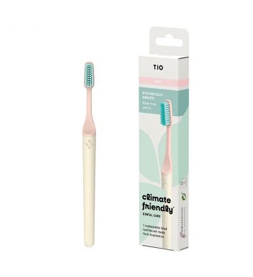 TIO TIOBRUSH Zubní kartáček soft - Peach Blush 1