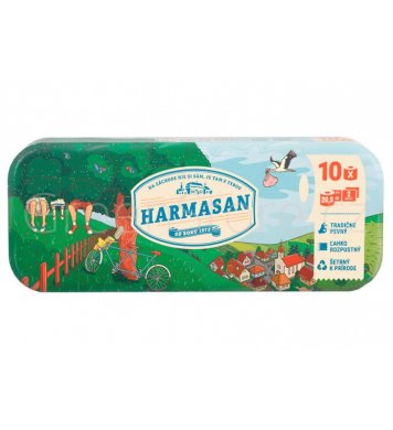 Toaletní recyklovaný papír - 10 rolí Harmasan