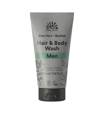 Urtekram 2v1 Sprchový gel a šampon pro muže 150ml BIO