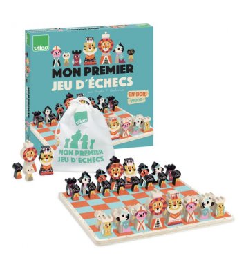 Vilac Dřevěná hra Moje první šachy