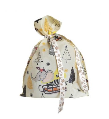 Voskovaný sáček na chleba - Slon 32x30cm Nepytlík 2