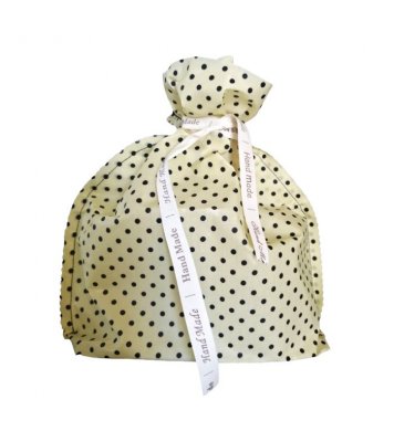 Voskovaný sáček na chleba - Tečky 32x30cm Nepytlík