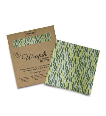 Voskovaný ubrousek 30x35cm - lístky Wrapík