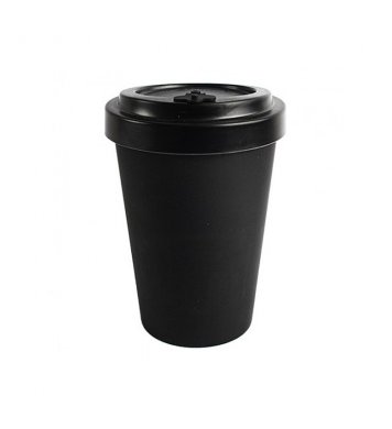 Woodway Kelímek na kávu z bambusu 400ml - Black 2