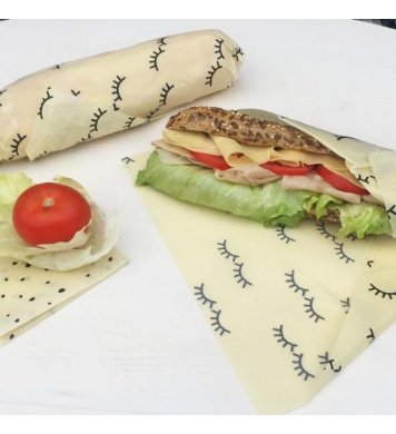 Voskovaný ubrousek 30x35cm - lístky Wrapík 3