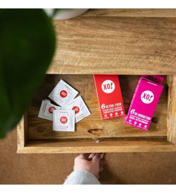 XO Kondomy z přírodního latexu Ultra thin 12ks 3