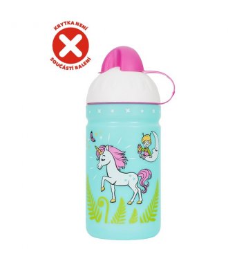 Zdravá láhev jednorožec do školy i na výlety