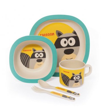 Zopa Bambusový hrníček s uchem - mýval