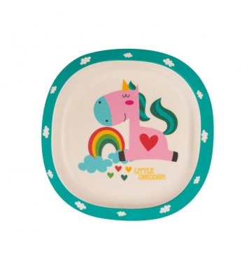 Zopa 5 dílná dětská jídelní sada - jednorožec