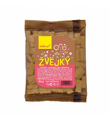 Žvejky s propolisem, jahoda 100g Wolfberry