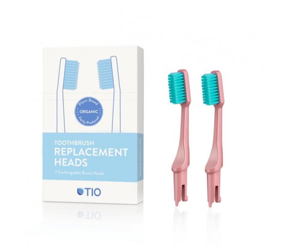 TIO Náhradní hlavice ultra soft - růžová 2ks