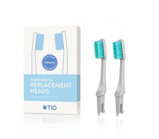 TIO Náhradní hlavice ultra soft - šedá 2ks