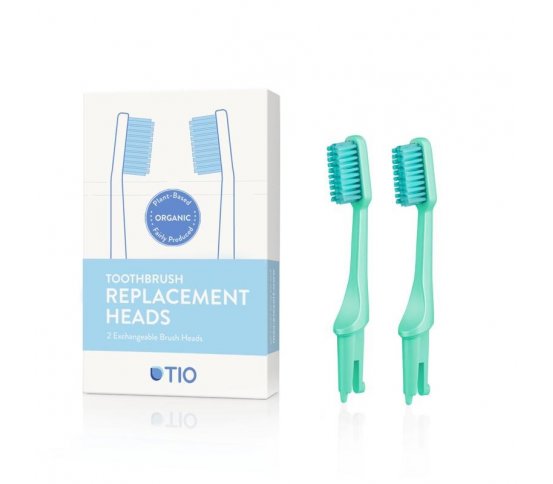 TIO Náhradní hlavice ultra soft - zelená 2ks