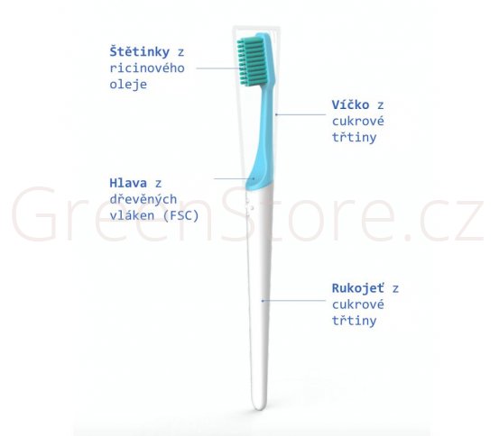 TIO Zubní kartáček ultra soft - šedý