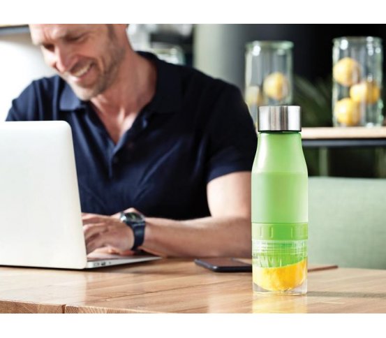 Loooqs Tritanová láhev na citrusy 650ml modrá