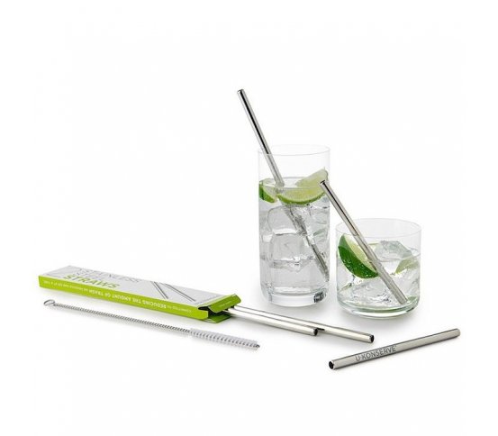 U Konserve Nerezová brčka 2ks