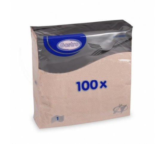 Ubrousek 1-vrstvý Natural 33 x 33 cm (100ks)